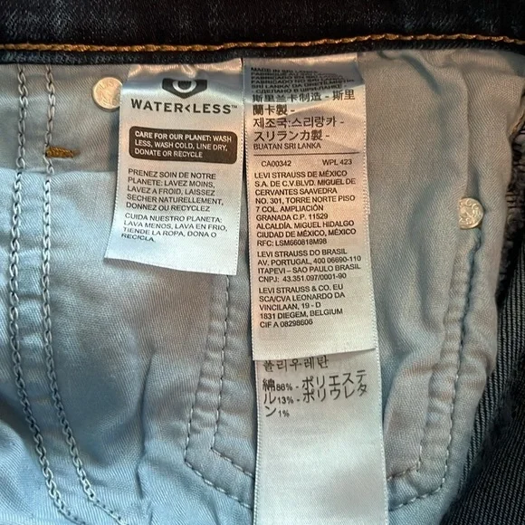 Levi’s Silver Tab Mom Jean Relaxed Fit High Rise Size 27 - Picture 11 of 16